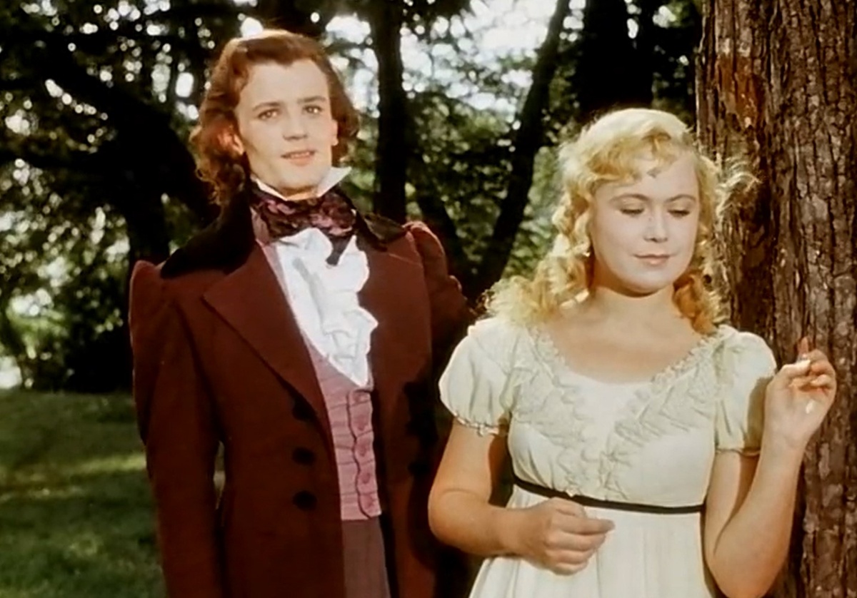 Кадр из фильма "Евгений Онегин" 1959 год