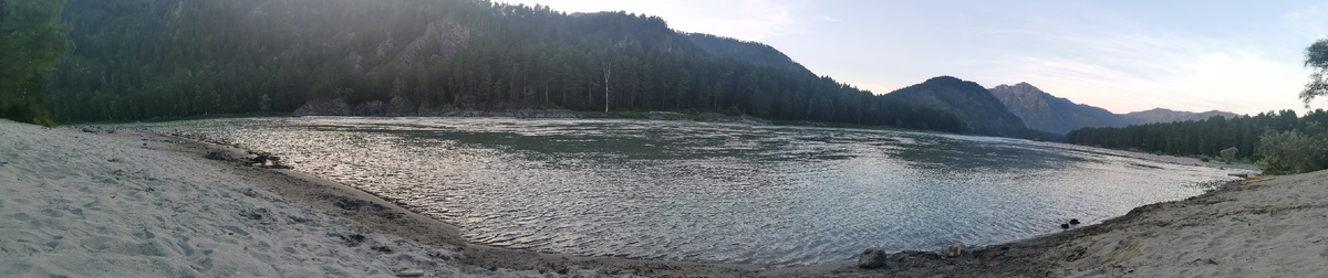 Фото автора  Берег Катуни Вечер