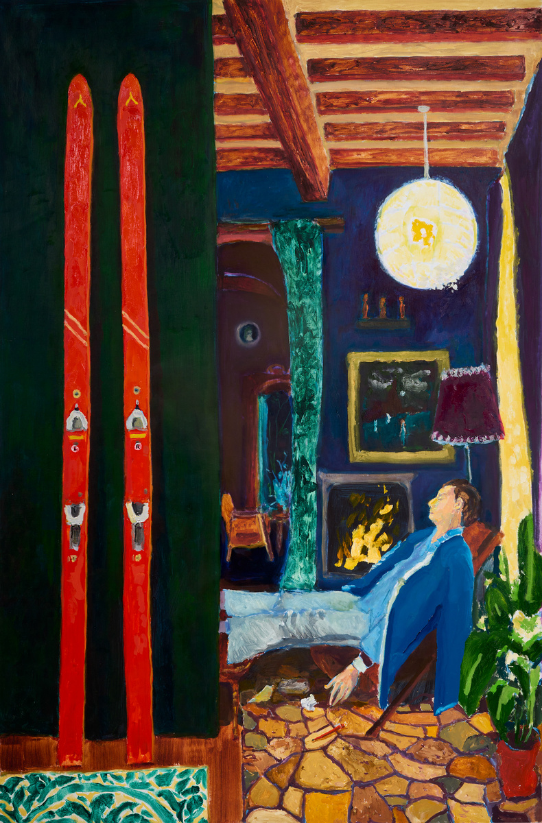 Power Nap, 2023, 68"x54", холст, масло