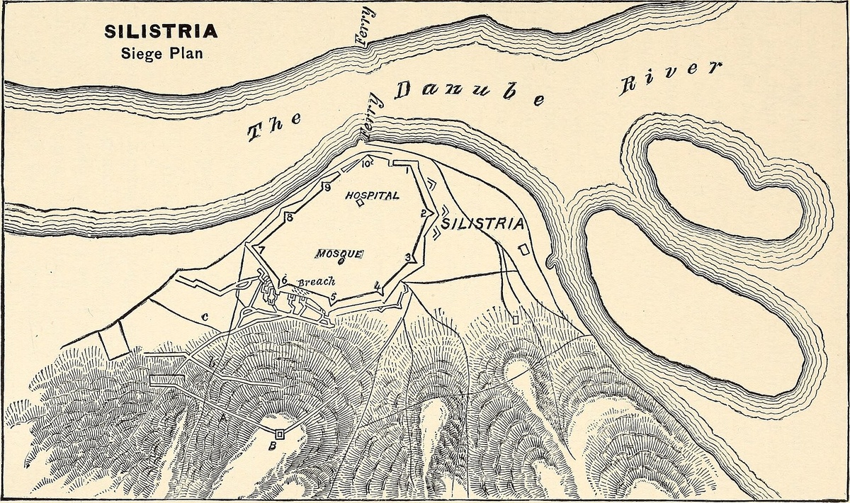 План крепости Силистрия