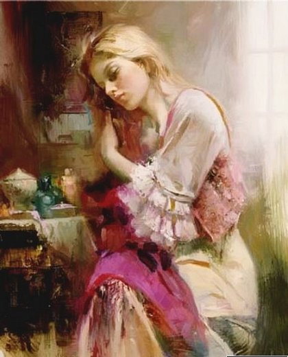 Романтическая живопись от Pino Daeni.Источник изображения : my.mail.ru›  и  m.ok.ru›