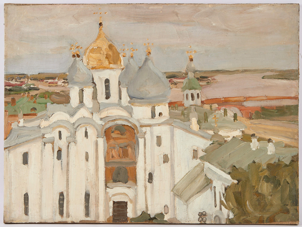 Константин Юон, "Софийский собор. Новгород Великий", 1904.