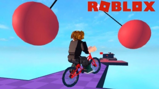 ОББИ, но я на ВЕЛОСИПЕДЕ в Roblox!