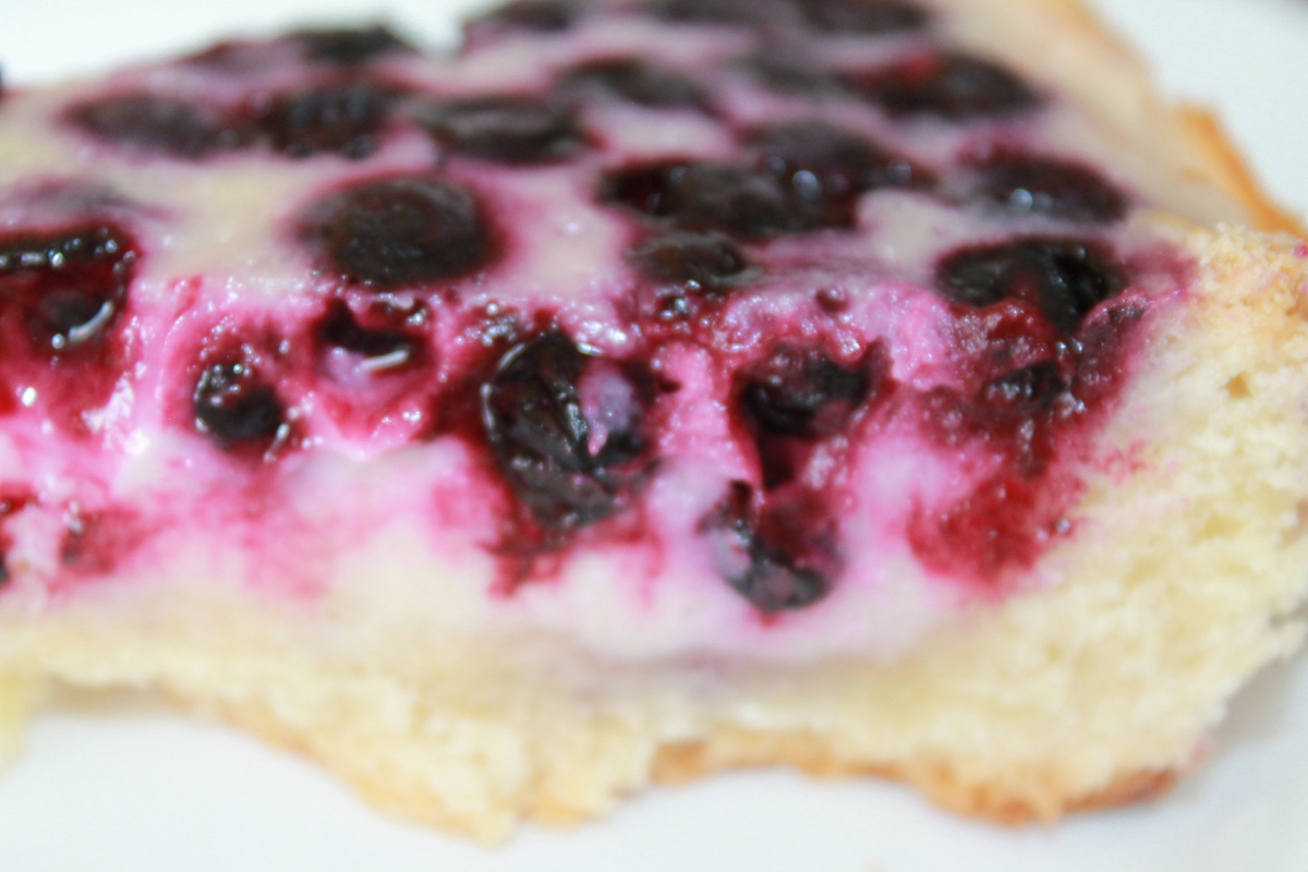 Финский пирог с черникой.