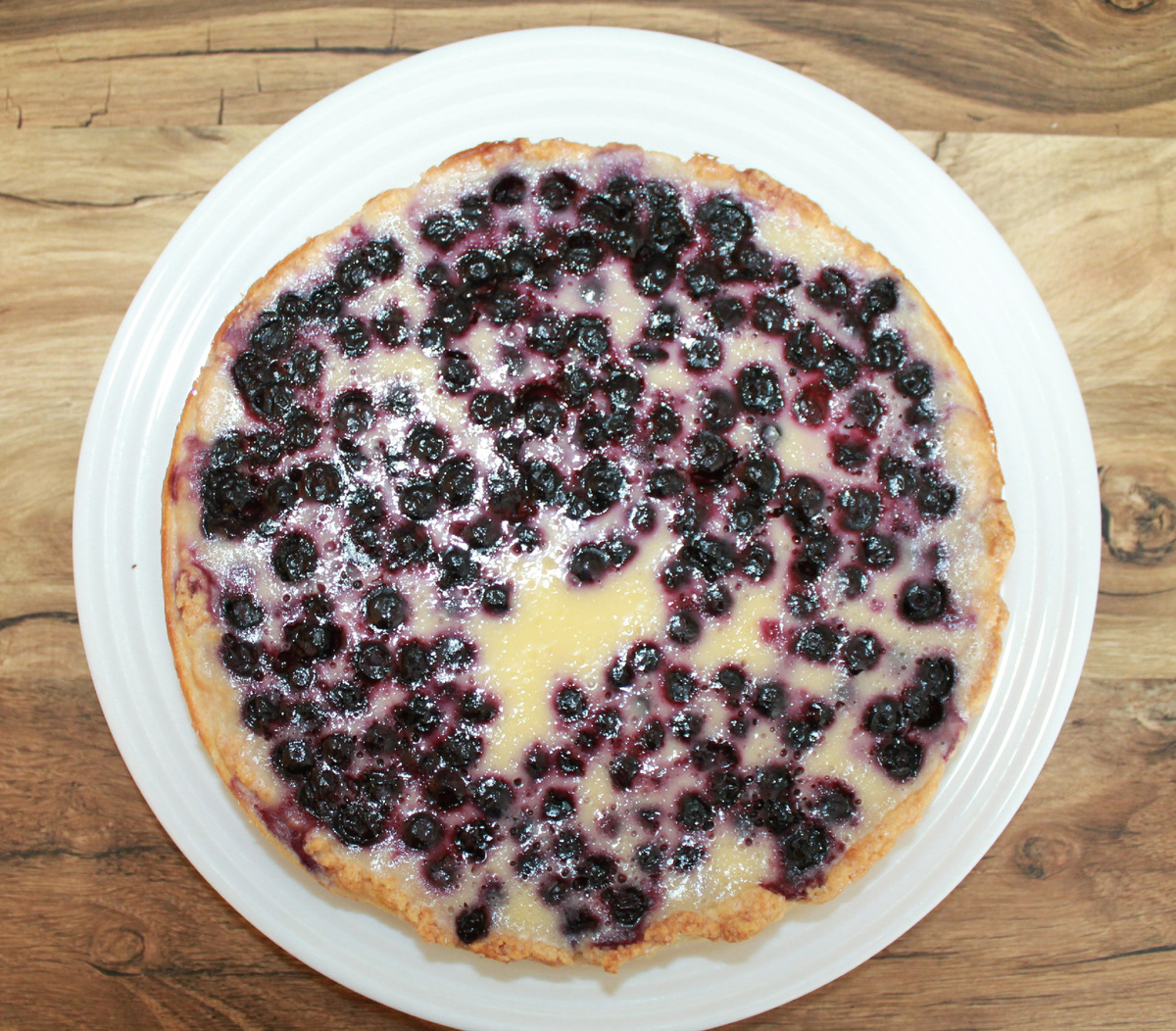 Финский пирог с черникой.