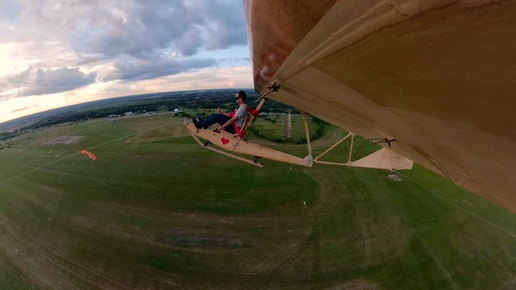 Планёр SG38 команды Efly, построенный по чертежам 1938 года. Аэродром Малино