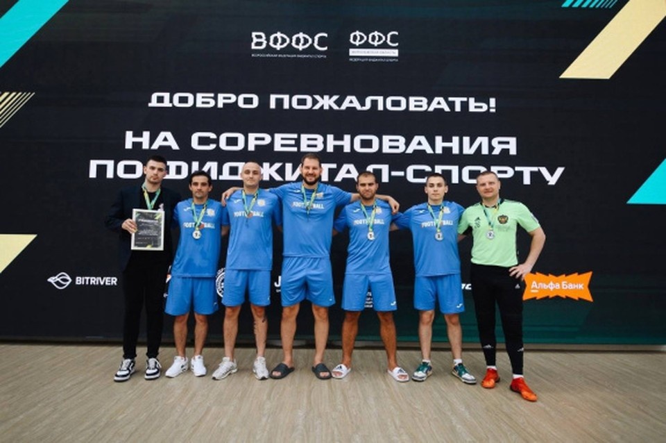    Команда по фиджитал-футболу «Белогорье» заняла второе место. пресс-служба губернатора и правительства Белгородской области