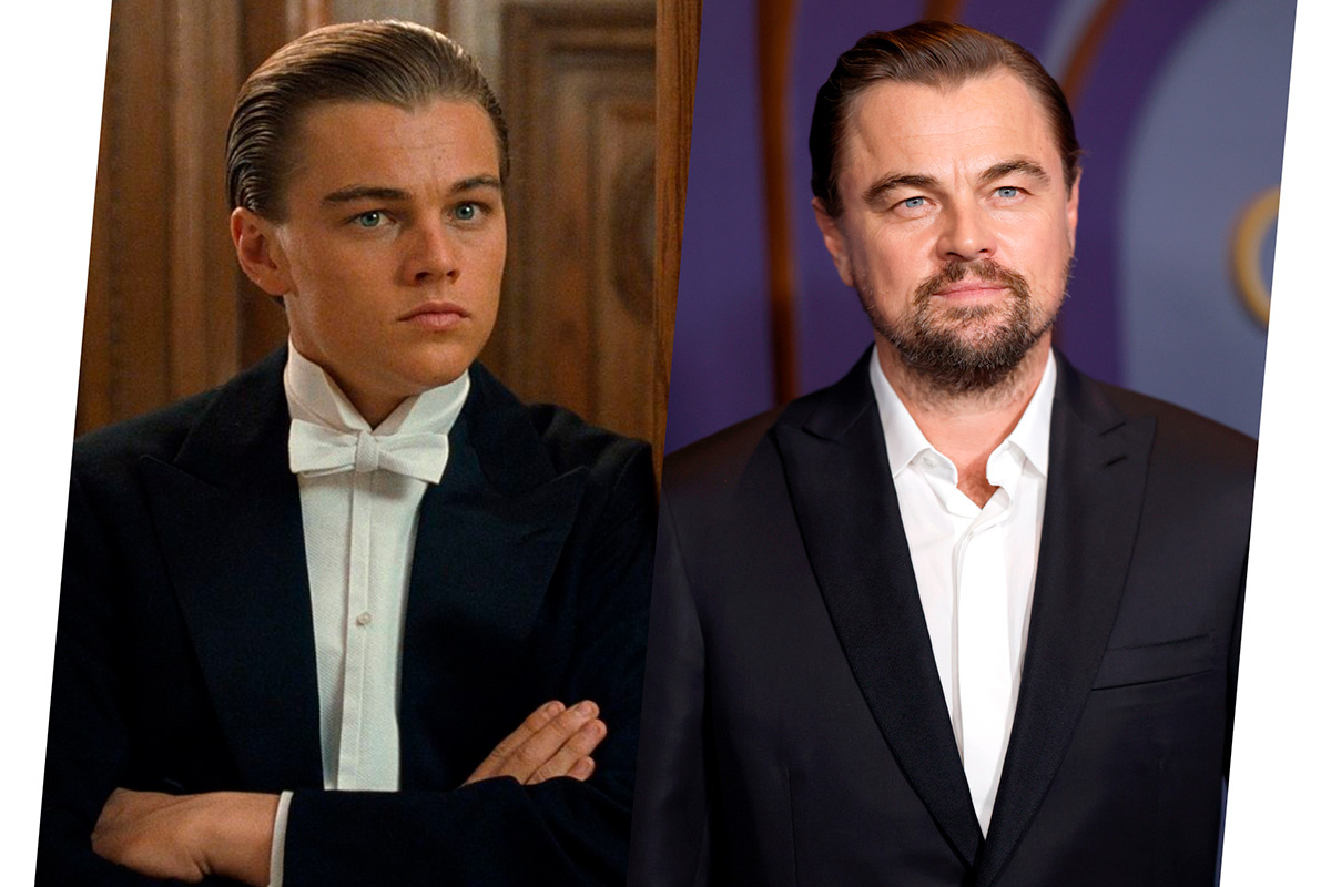 20th Century Fox Film Corporation; Frazer Harrison / Getty Images📷Кадр из фильма «Титаник» и Леонардо Ди Каприо в 2024 году