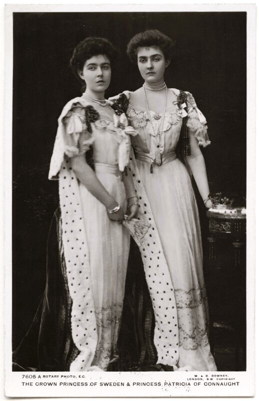Принцессы Маргарита (слева) и Патриция Коннаутские, 1906 гг.