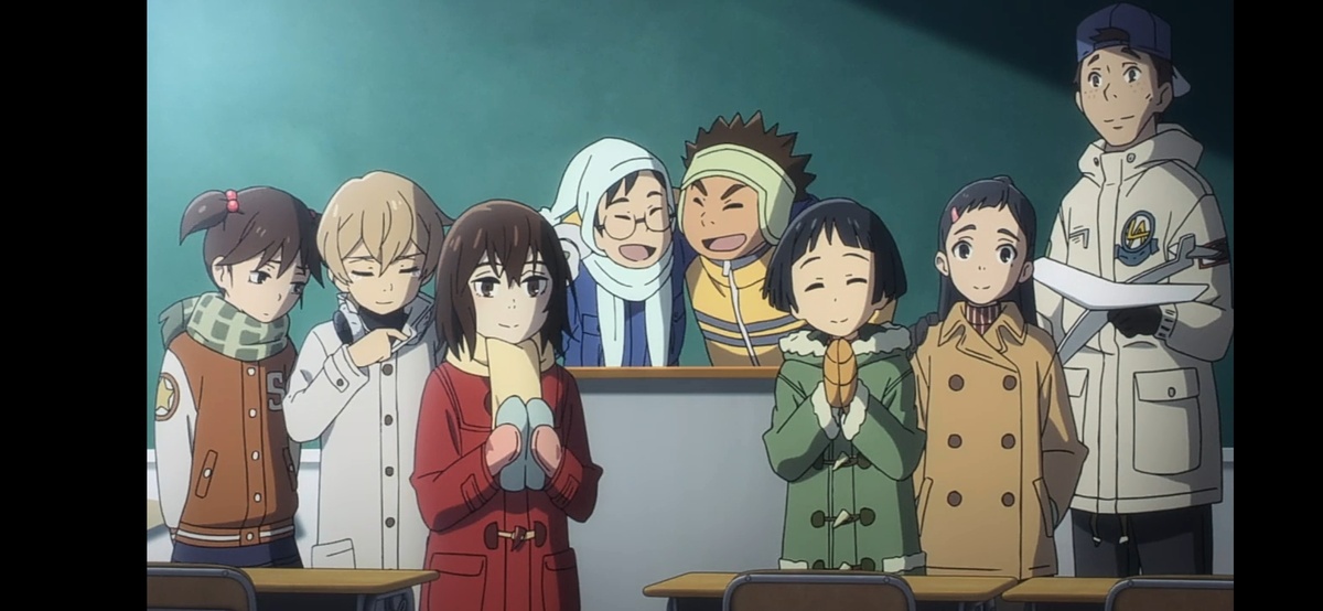 Момент из аниме. 