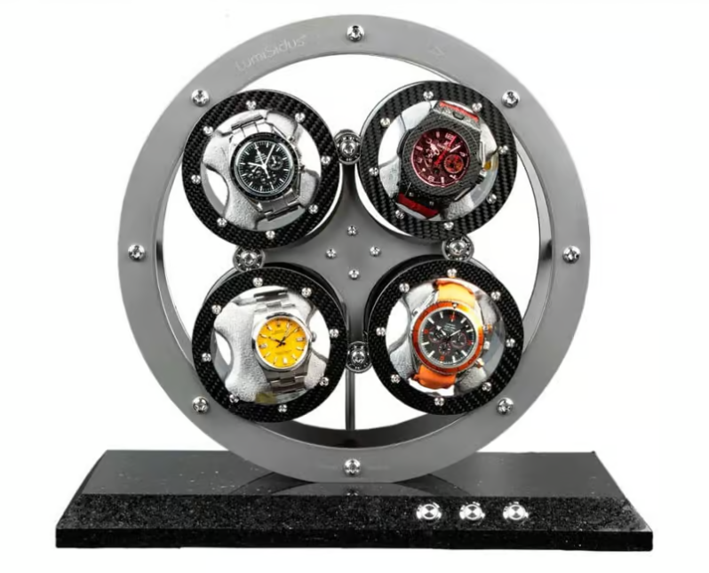 Когда вы не носите свои роскошные часы, храните их в шкатулке, рулоне или подзаводом.