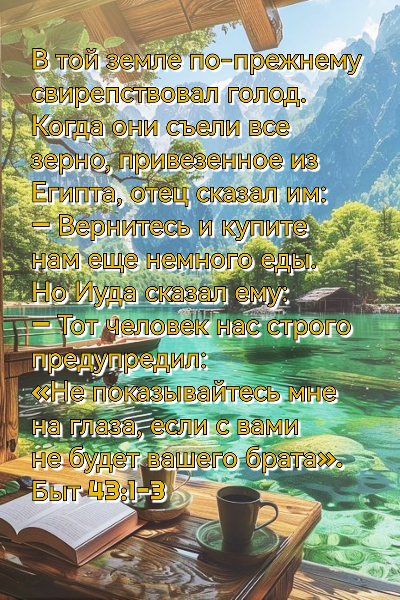 Книга Бытие, Глава 44, Стихи 1-3