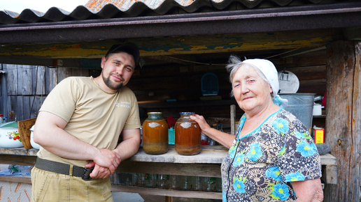 КУПИЛ 2 ДОМА В ДЕРЕВНЕ | РЕЦЕПТ БАБУШКИНОГО КВАСА | ТРАКТОР НАКРЫЛСЯ МЕДНЫМ ТАЗОМ