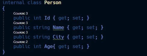 Пример класса