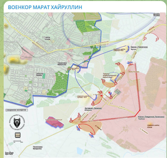    Скриншот с Tg-канала "ВОЕНКОР МАРАТ ХАЙРУЛЛИН"