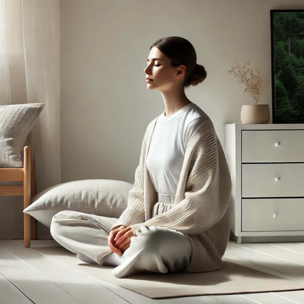 Чувствуйте, как воздух входит и выходит из ваших лёгких