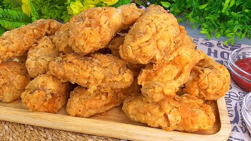 Тот самый РЕЦЕПТ КУРИЦЫ KFC! Теперь я ЗНАЮ, как БЕЗ ЗАМОРОЧЕК приготовить домашние острые куриные крылышки КФС