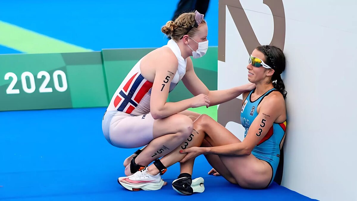 Бельгийская триатлонистка заболела после заплыва на Играх-2024. Источник: pravda-es.com