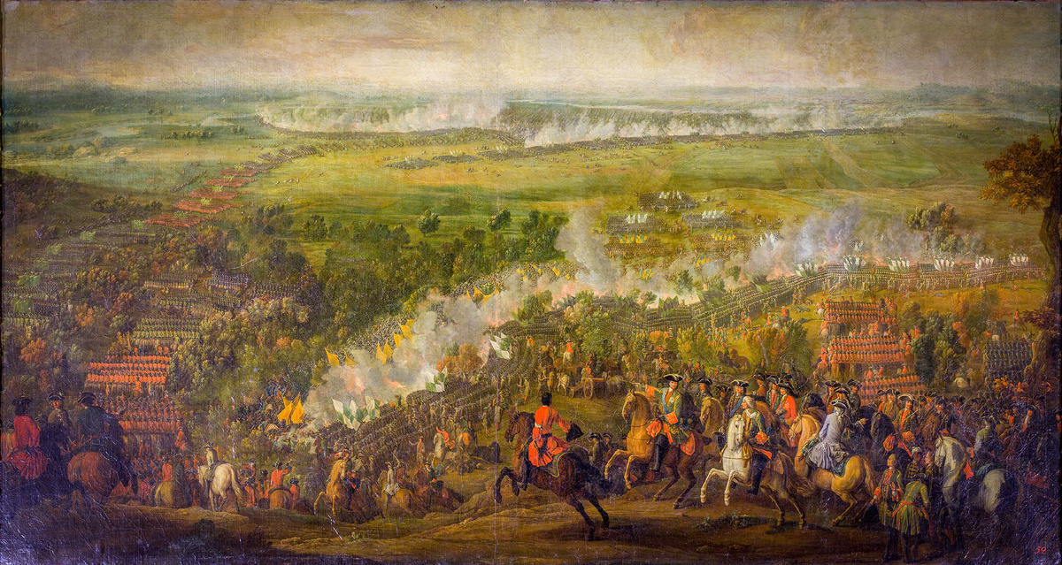 Пьер-Дени Мартен младший. «Битва при Лесной». 1725. Из коллекции ГМЗ «Царское Село»