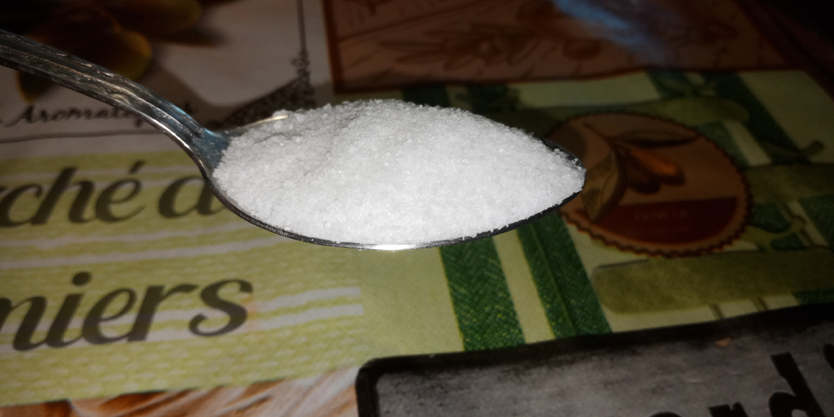 Одна столовая ложка соли - пример.