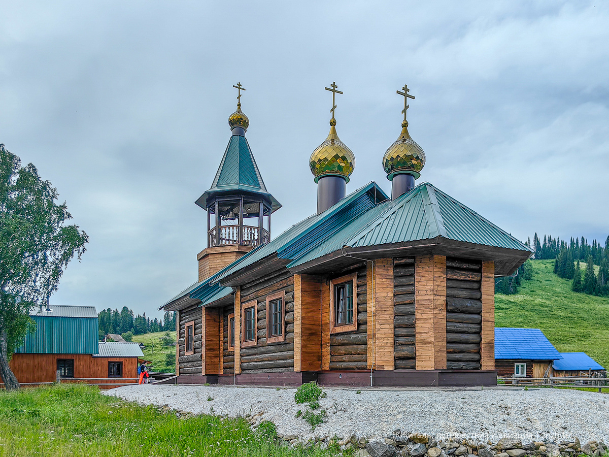 Храм в поселке Усть-Анзас открыли в 2024 году