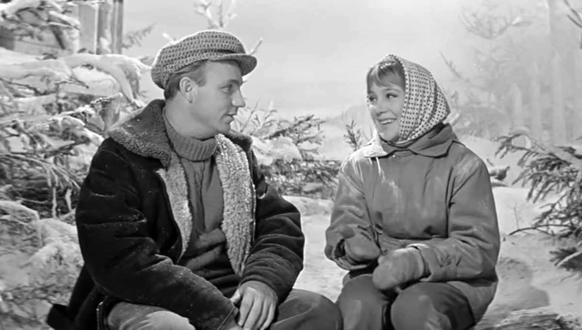 Кадр их комедии, мелодрамы Юрия Чулюкина "Девчата"