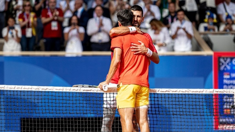    Новак Джокович и Карлос Алькарас. Global Look Press