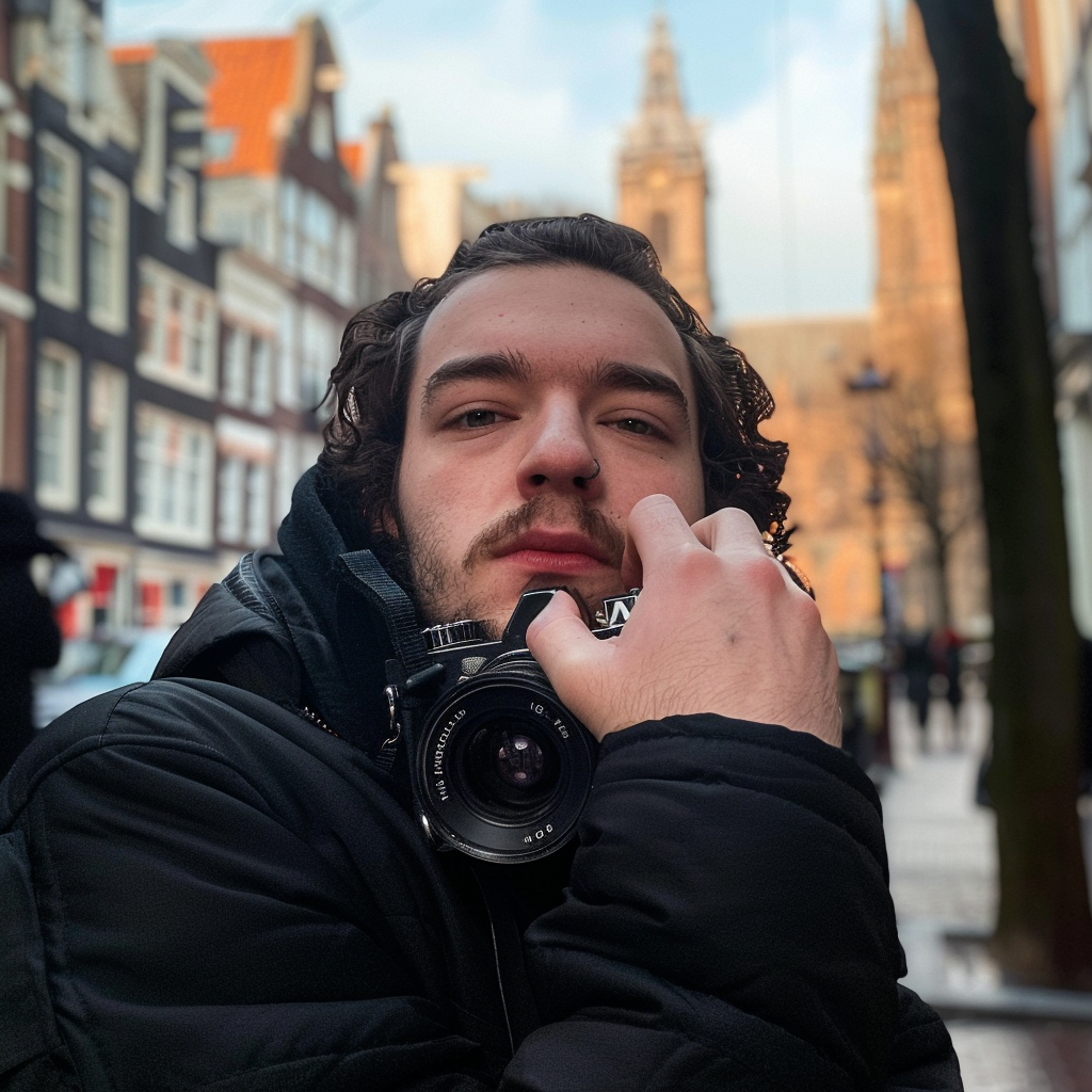 Томас Гайсанов в центре Парижа