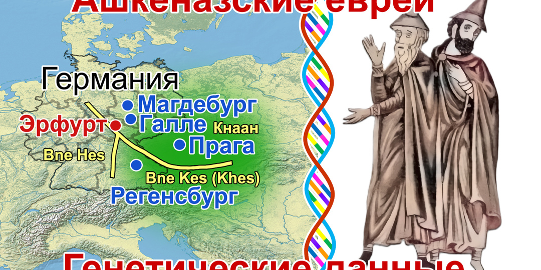 Ашкеназские евреи, генетические данные. ДНК средневековых ашкеназских евреев Германии