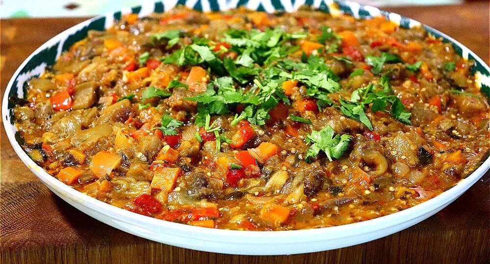 Вкуснейшая закуска из баклажанов и слив