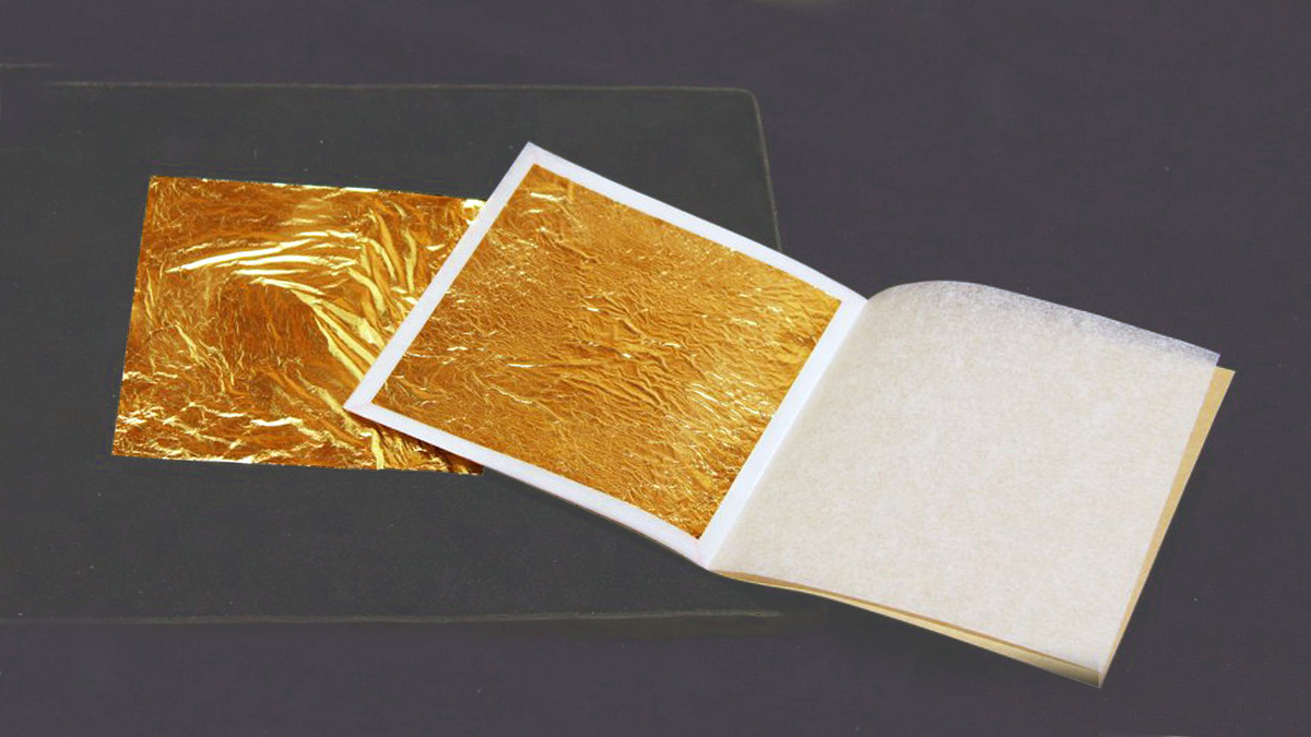 Сусальное золото в книге
