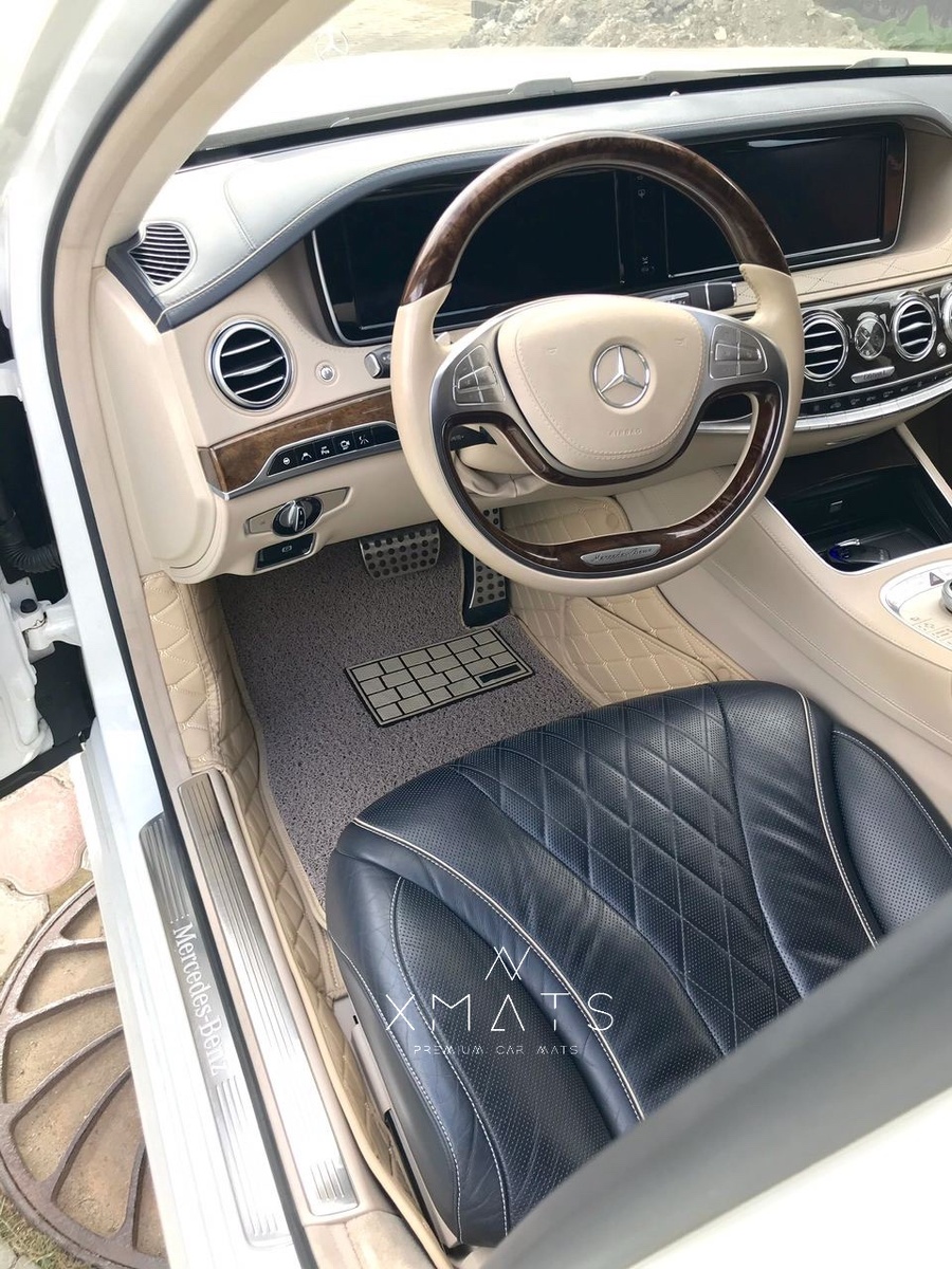 3D Коврики в салон на Mercedes-Benz S-Class (W222)