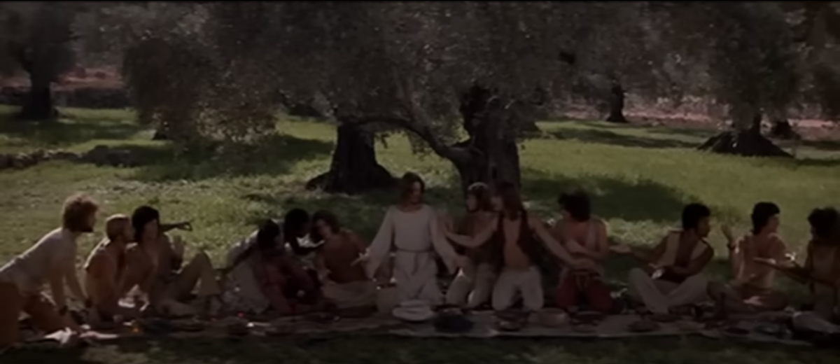 Сцена "The last supper"