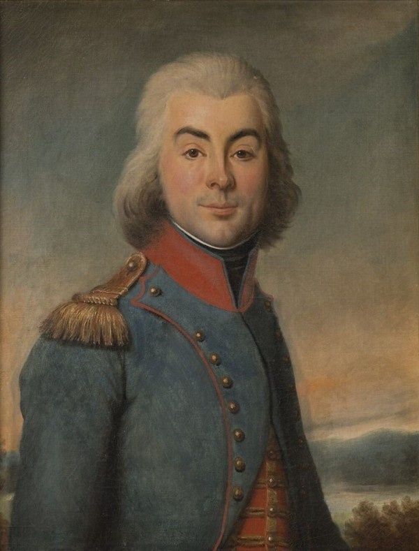 Бессьер в 1792 году. Он не седой, просто любил пудрить волосы.