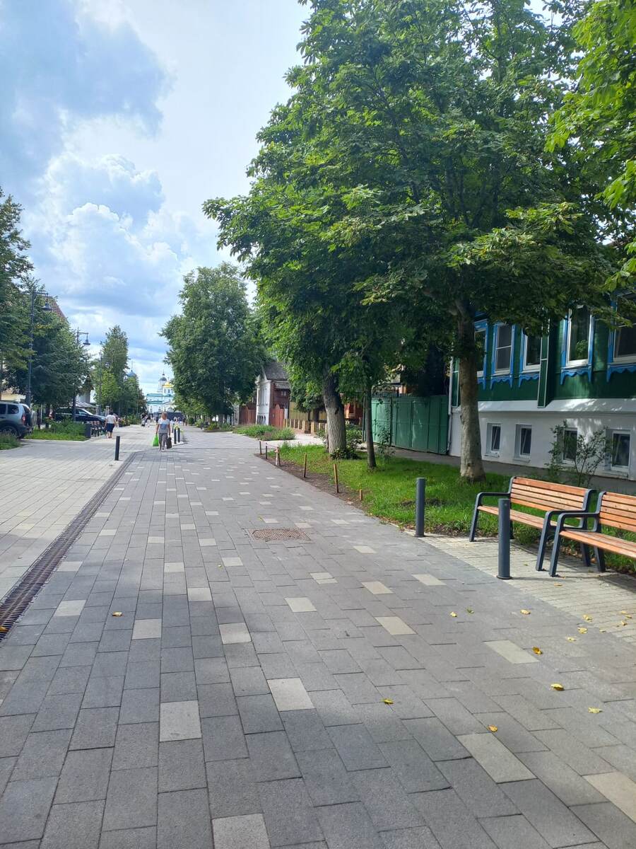 Ул. Карла Маркса в г. Арзамасе с видом на Соборную площадь