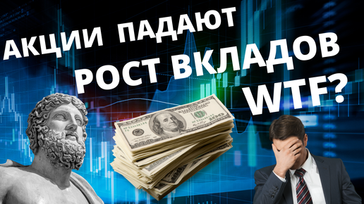 Акции продолжают падать. Вклады дают стабильно 18-19%. Продал подарочные акции в Т-Инвестиции.