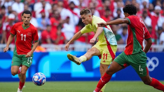    Фермин Лопес в матче против Марокко. Global Look Press