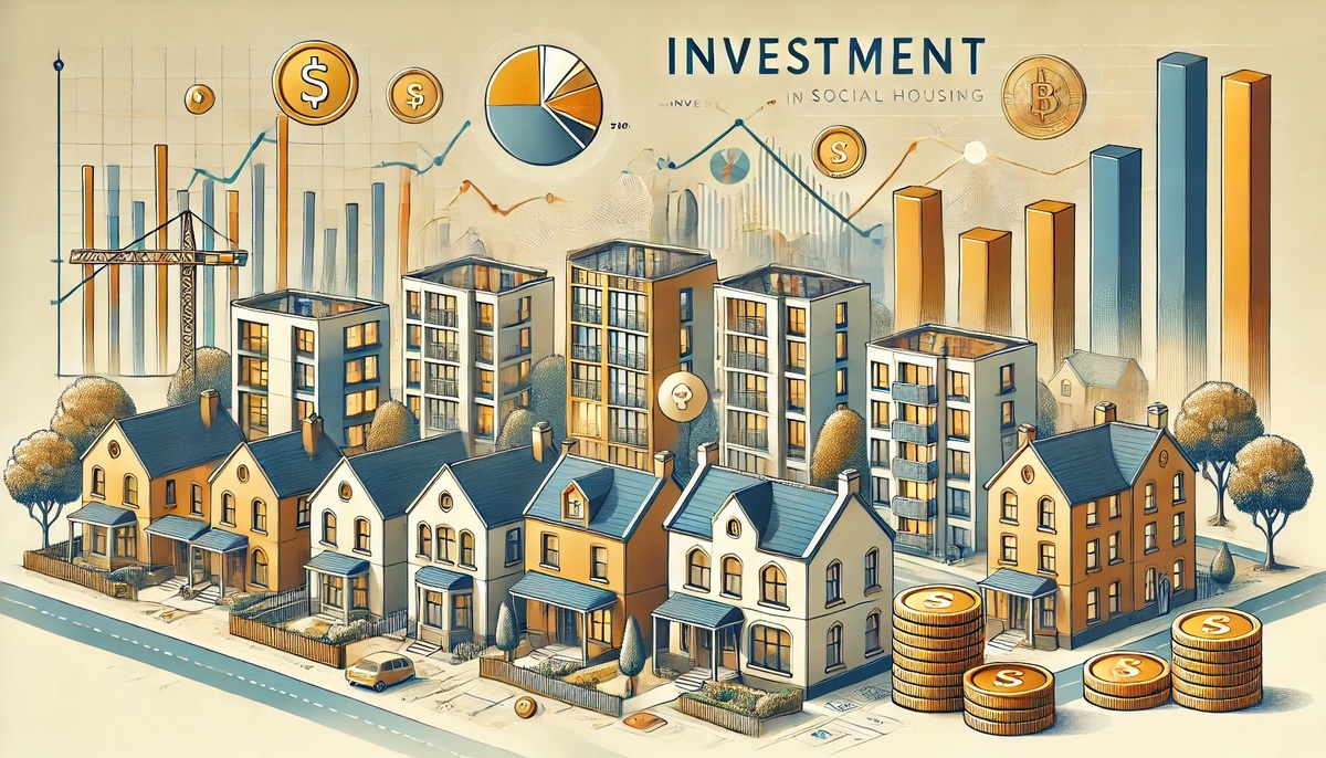 Инвестиции в социальное жилье. Автор иллюстрации: Далеев Еремей.