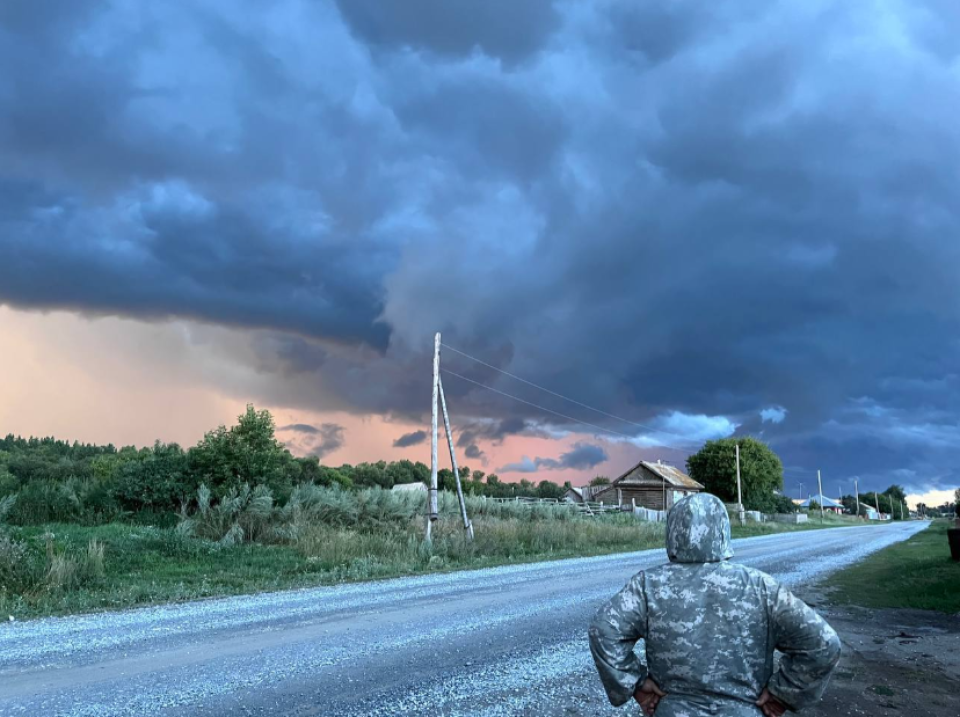    Небо над Новичихой. Источник: Telegram-канал "В курсе 22"