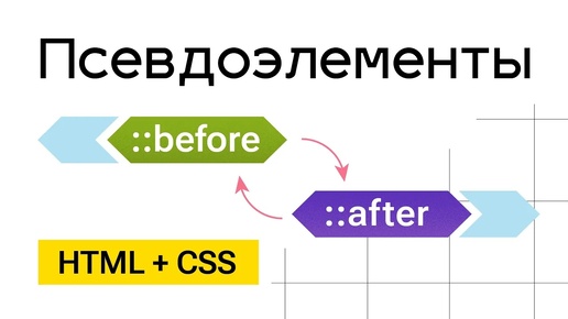 下载视频: Псевдоэлементы CSS ::after и ::before. Объяснение на примерах