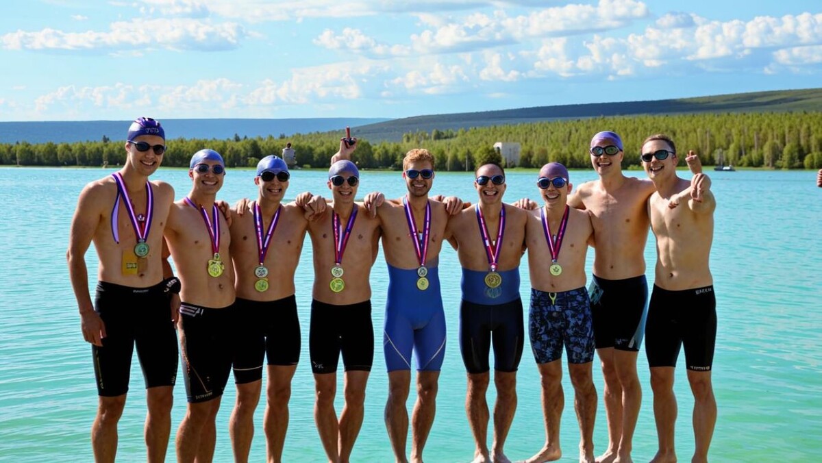 Участники начали эстафету 2 августа в Новоселове.  Фото: Изображение сгененировано нейросетью Kandinsky