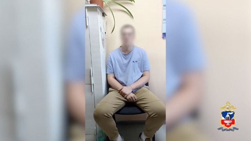    Задержанный. Источник: пресс-служба МВД по Алтайскому краю