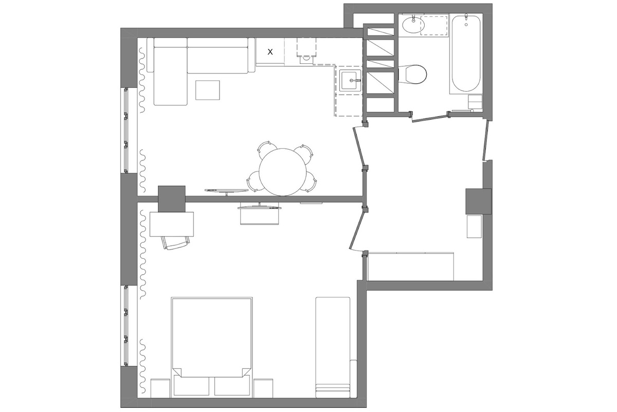 Планировка и расстановка мебели