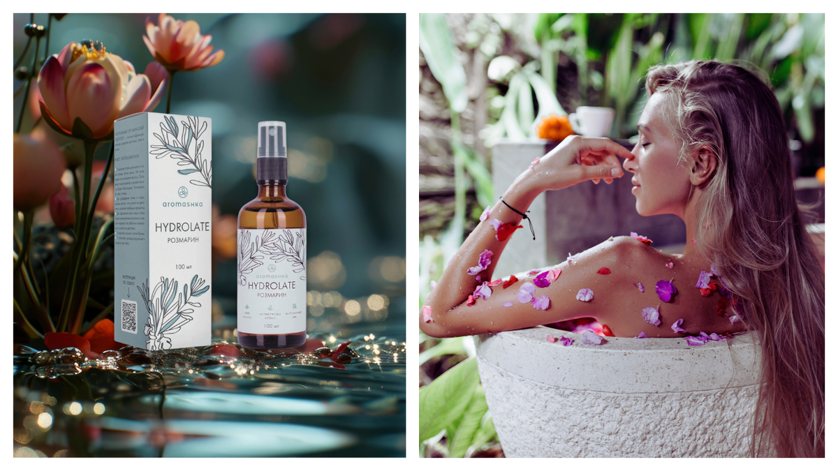 Гидролат розмарина для волос