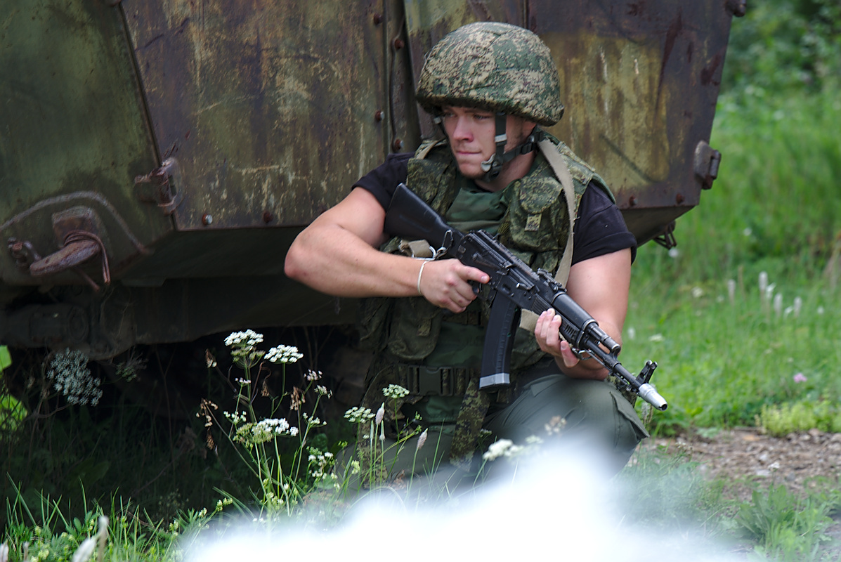 Бойцы не допустили прорыва украинских военнослужащих на территорию РФ.  Фото: ФедералПресс / Алексей Мигалин