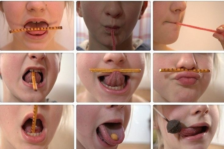 "Вкусная" артикуляционная гимнастика.