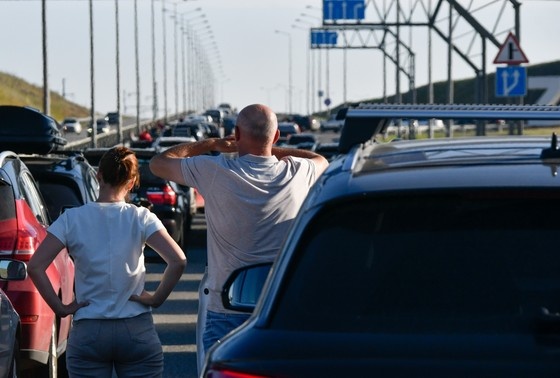 Есть ли очередь на крымском мосту. Есть ли очередь на крымском мосту