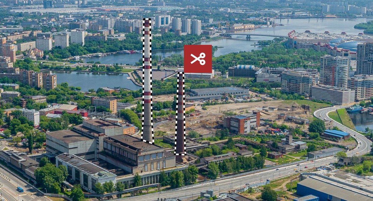 Услуги демонтажа кирпичных и бетонных дымовых труб - промышленными альпинистами Москва, МО и РФ. Быстро, профессионально, эффективно и безопасно! 