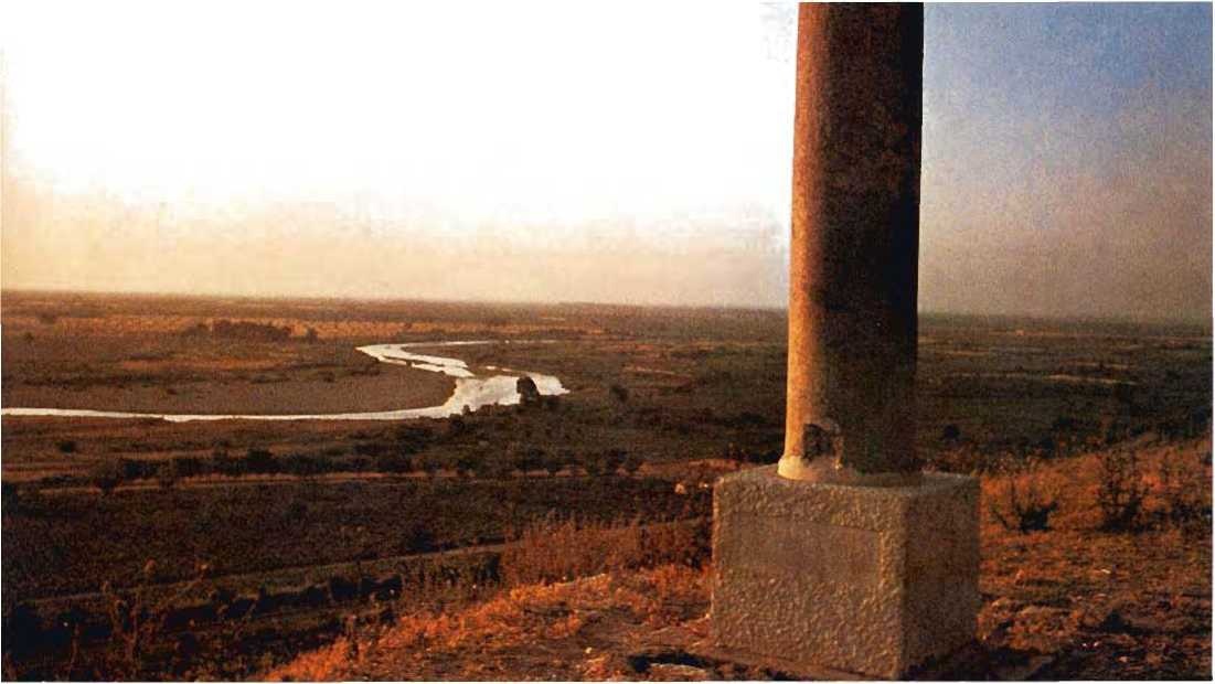 Долина реки Ауфид (Офанто) на месте сражения. Вид с акрополя Канн