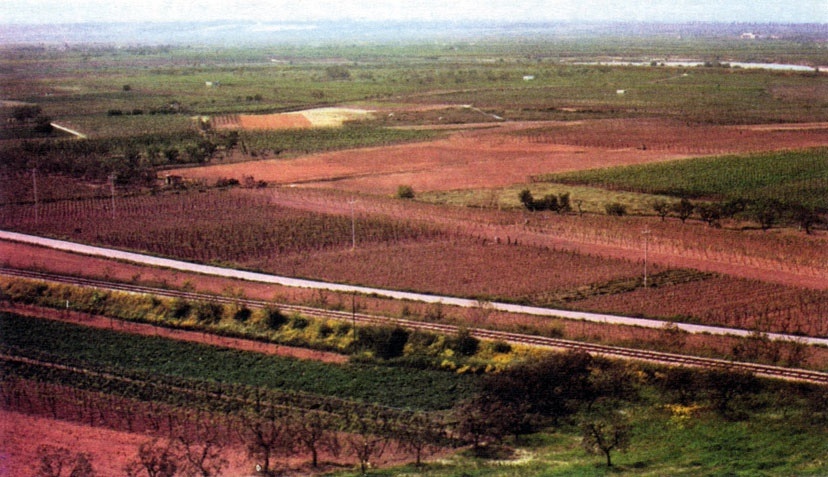 Место битвы при Каннах. 